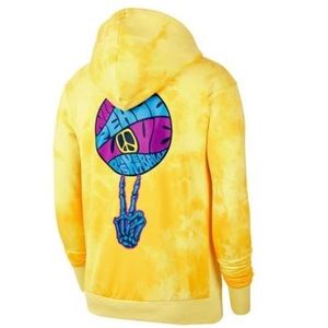 Nike peace love basketball tie die hoodie